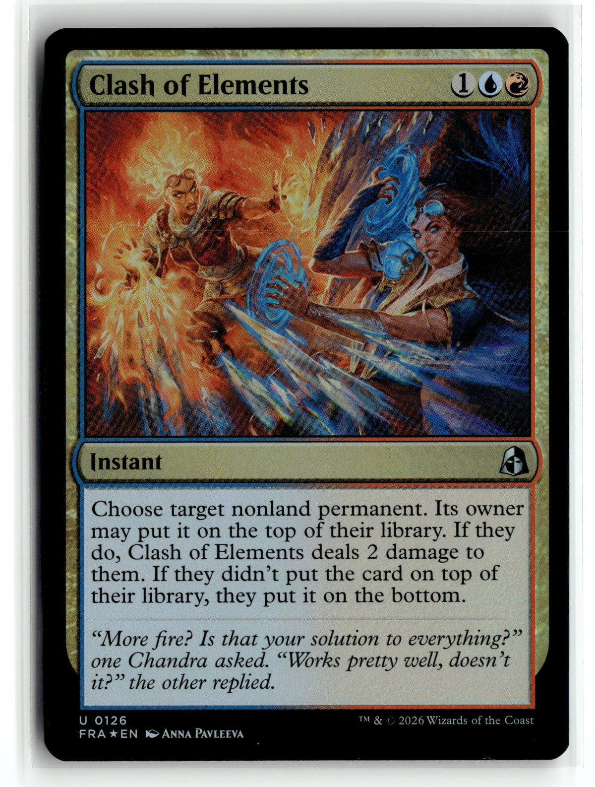 Magic: the gathering tcg Reality Fracture #126 Clash of Elements