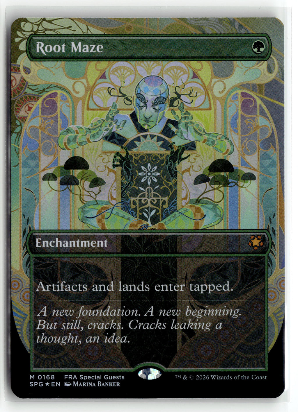 Magic_the_gathering tcg Special Guests #168 Root Maze (Borderless)