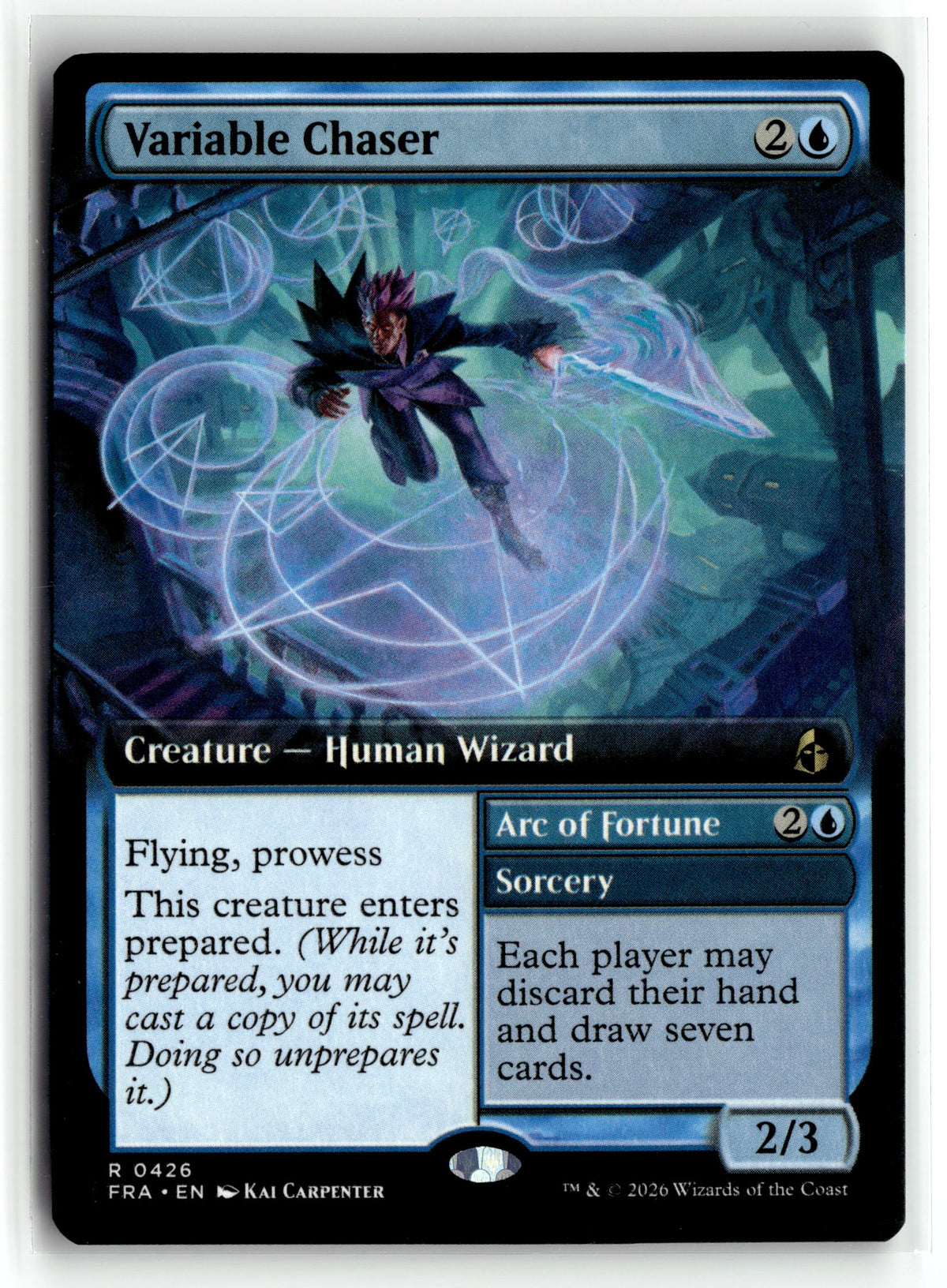 Magic: the gathering tcg Reality Fracture #47 Variable Chaser