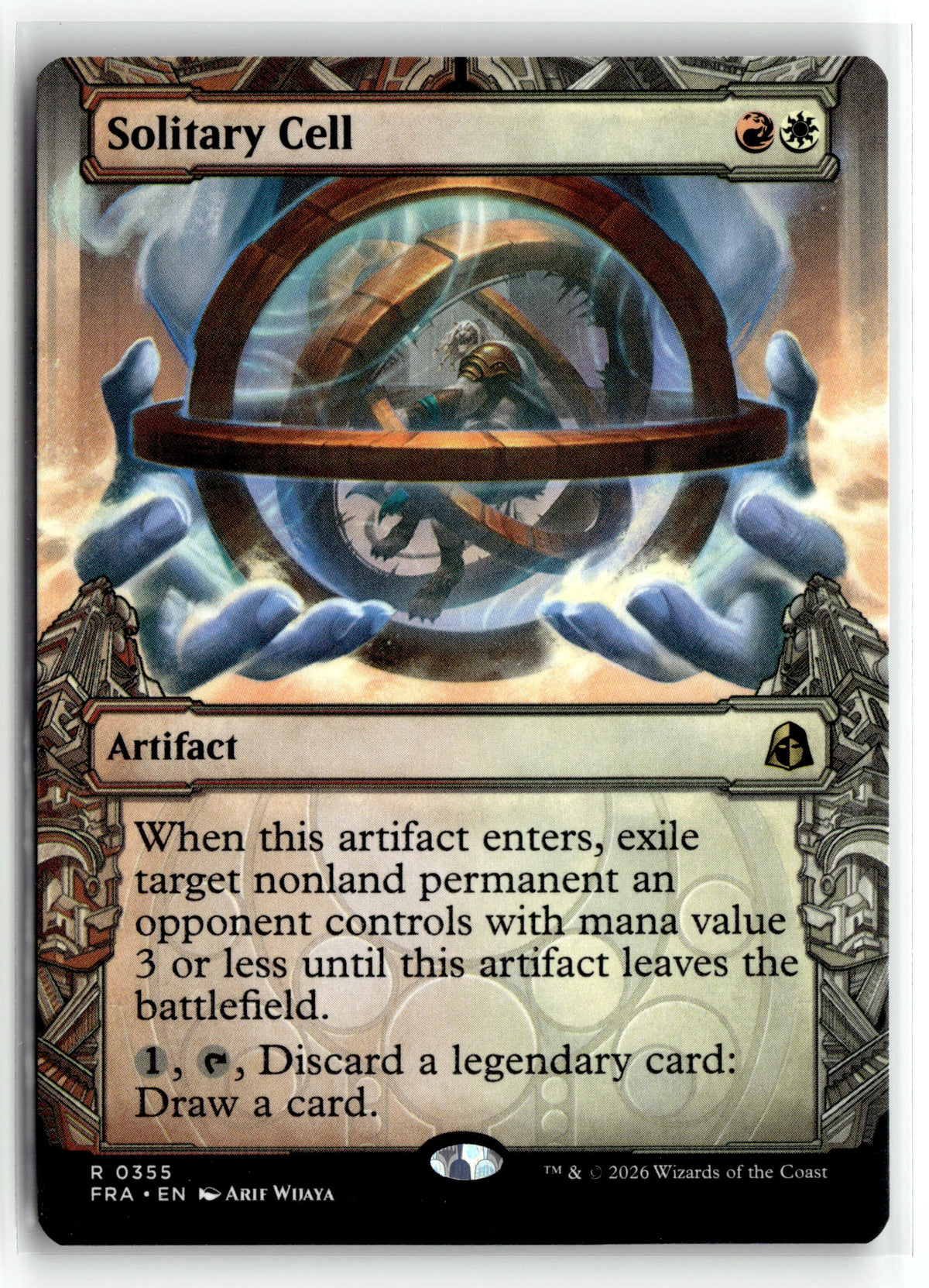 Magic_the_gathering tcg Reality Fracture #355 Solitary Cell (Showcase) (0355)