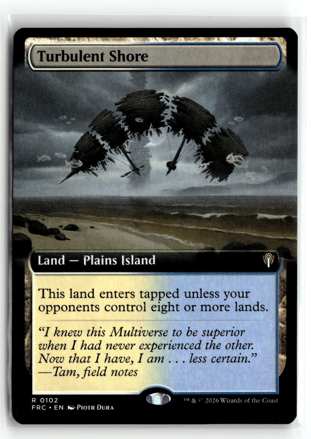 Magic: the gathering tcg Reality Fracture #17 Turbulent Shore