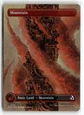 Magic: the gathering tcg Reality Fracture #392 Mountain (Borderless) (0392)