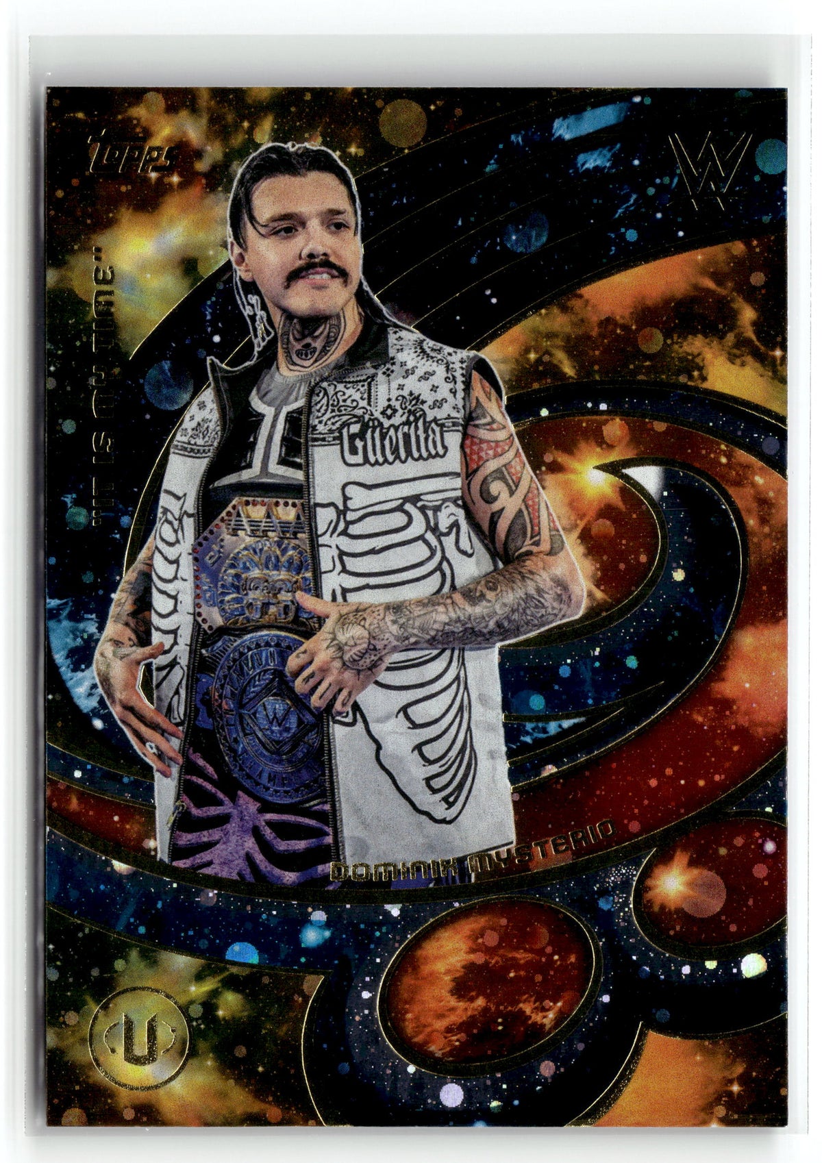 2026 Topps Universe WWE #HMM-24 Dominik Mysterio Hit My Music Galaxy