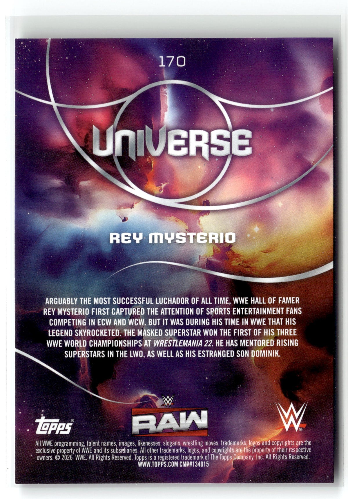 2026 Topps Universe WWE #170 Rey Mysterio