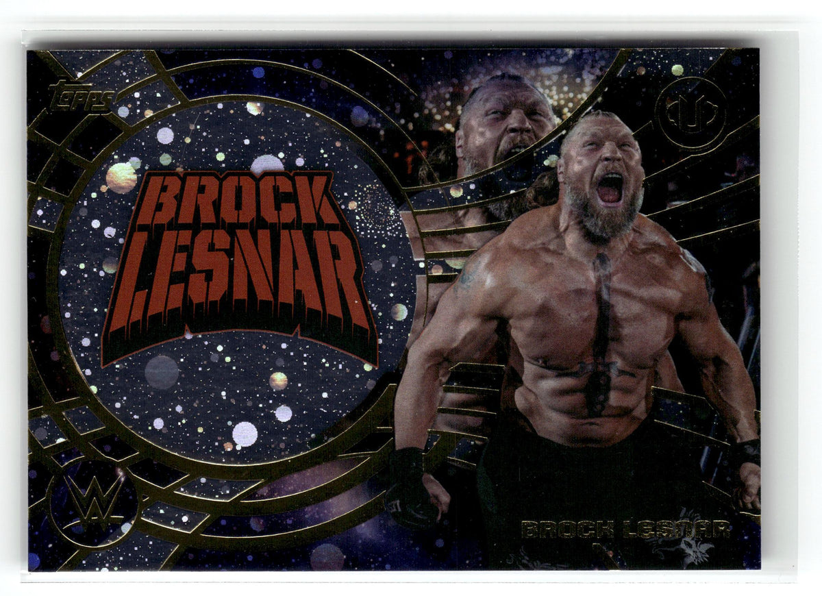 2026 Topps Universe WWE #NS-15 Brock Lesnar Namesakes Galaxy