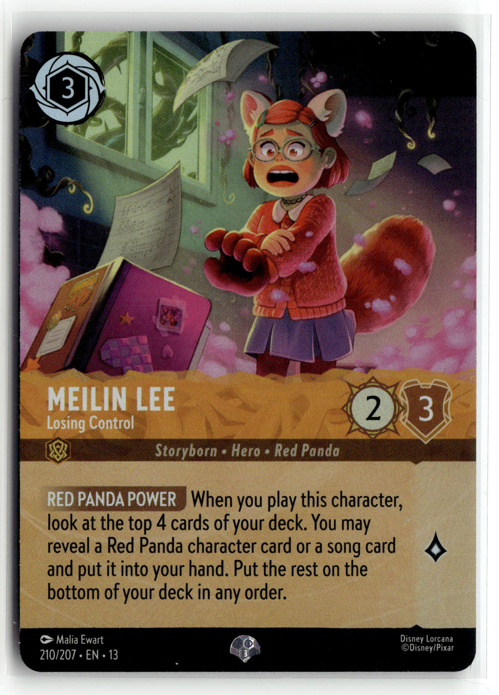 Disney_lorcana tcg Attack of the Vine! #210/207 Meilin Lee