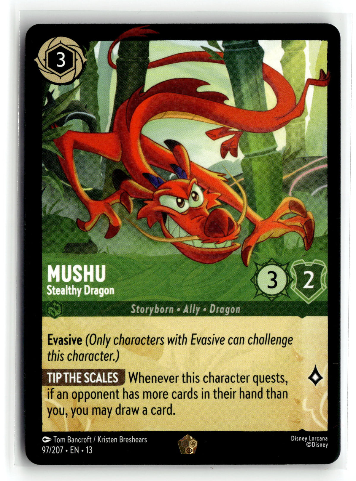 Disney_lorcana tcg Attack of the Vine! #97/207 Mushu