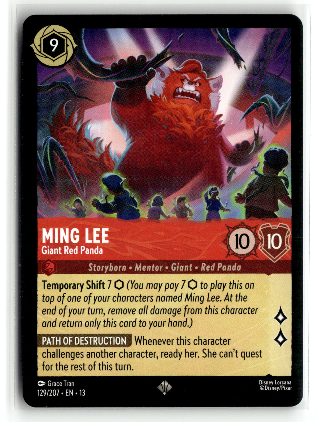 Disney_lorcana tcg Attack of the Vine! #129/207 Ming Lee
