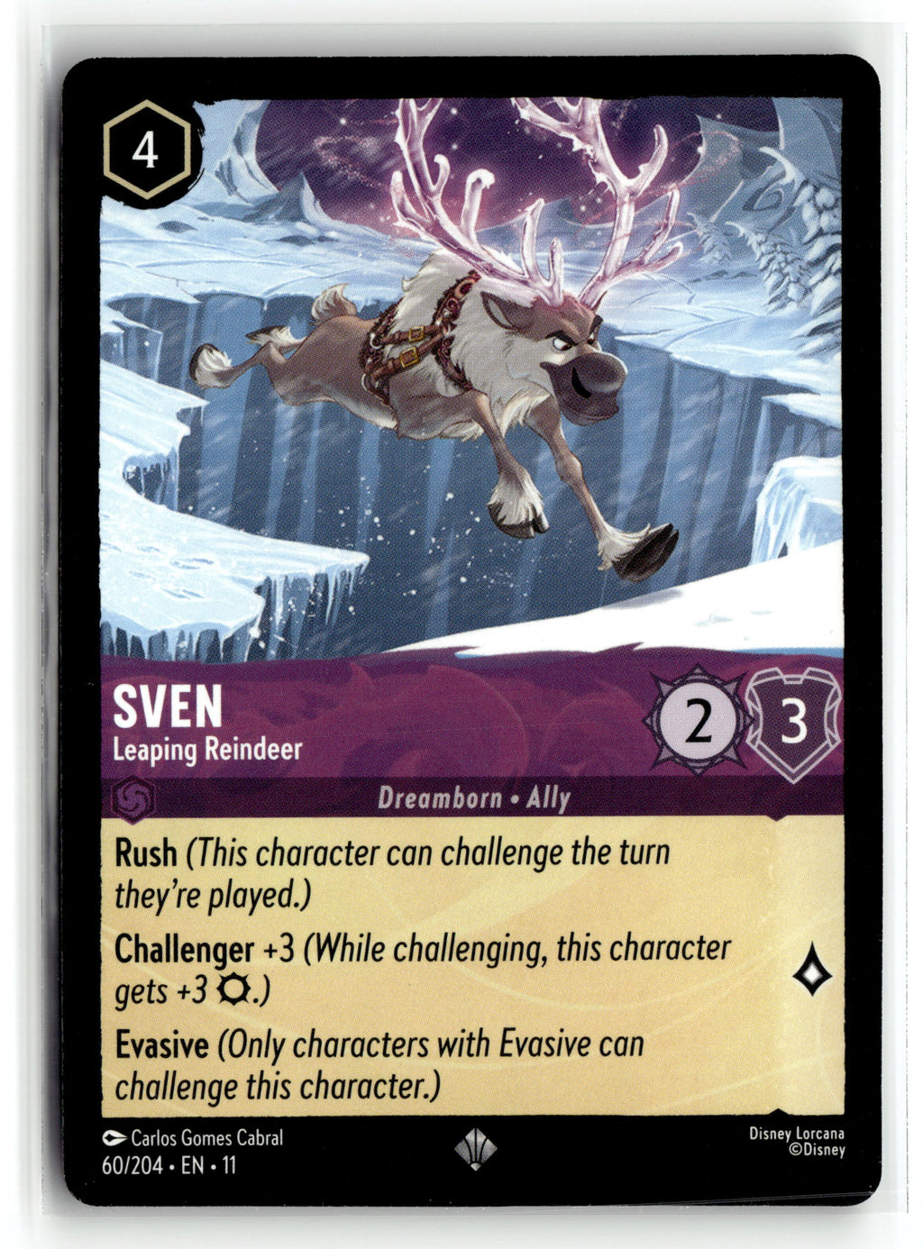 Disney_lorcana tcg Winterspell #60/204 Sven