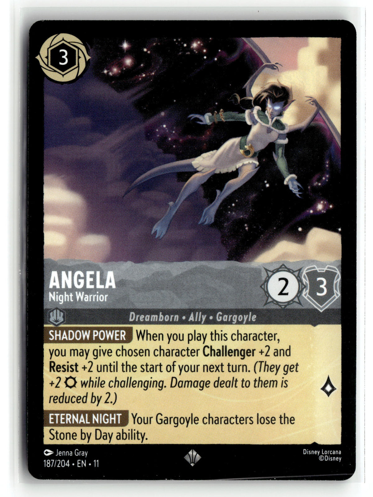 Disney_lorcana tcg Winterspell #187/204 Angela
