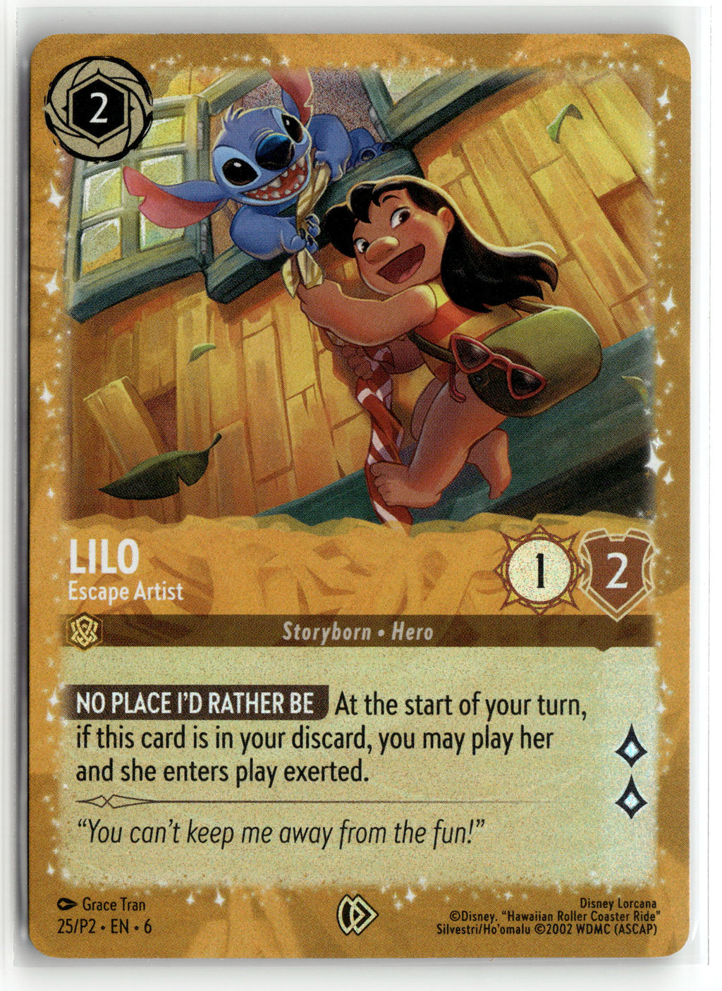 Disney_lorcana tcg Disney Lorcana Promo Cards #25 Lilo