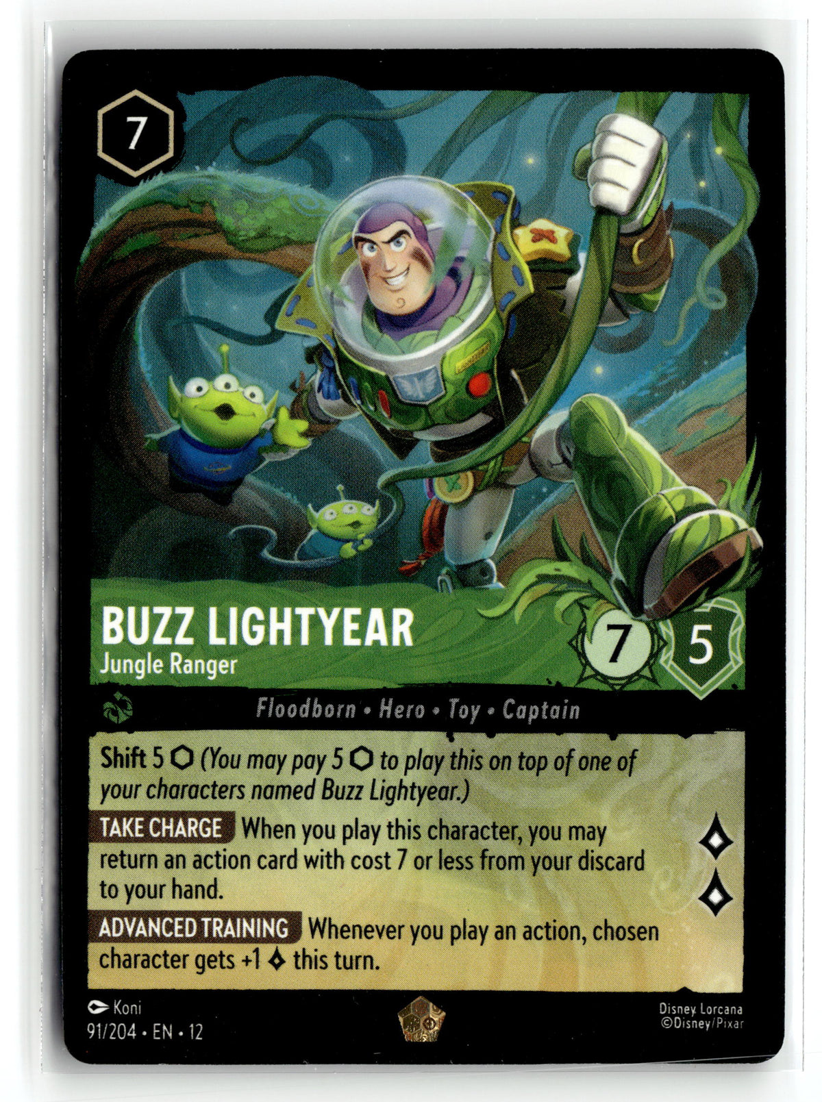 Disney_lorcana tcg Wilds Unknown #91/204 Buzz Lightyear