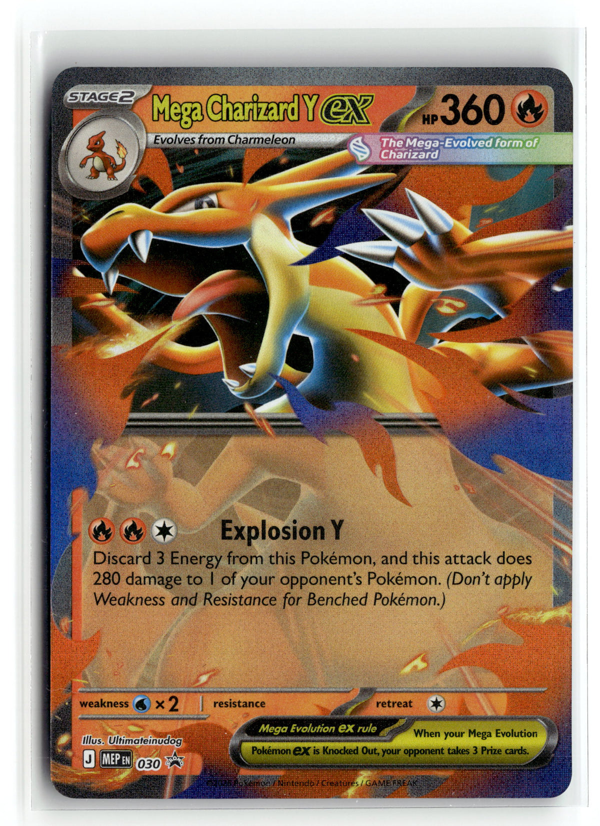 Pokemon tcg ME: Mega Evolution Promo #030 Mega Charizard Y ex
