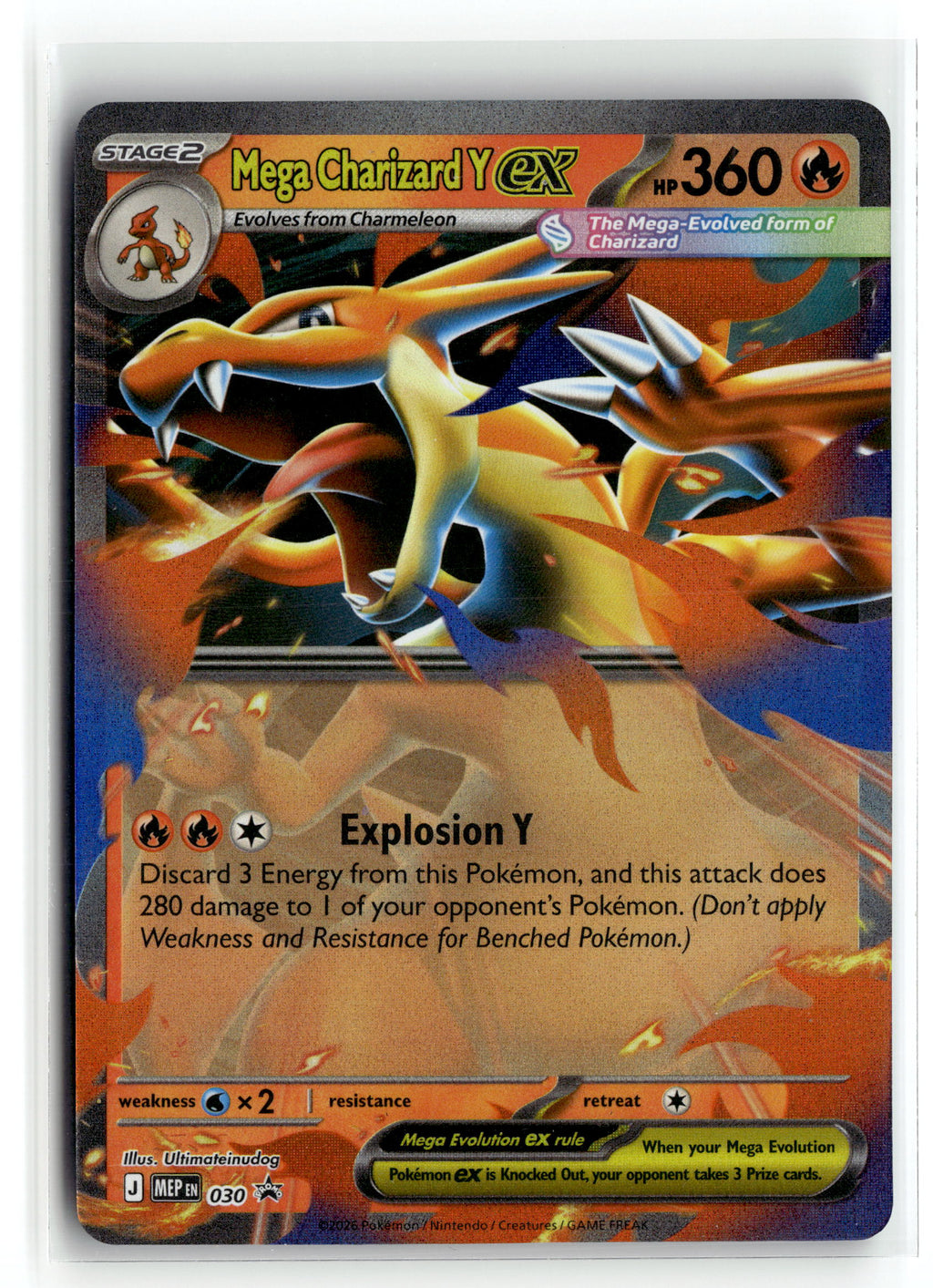 Pokemon tcg ME: Mega Evolution Promo #030 Mega Charizard Y ex