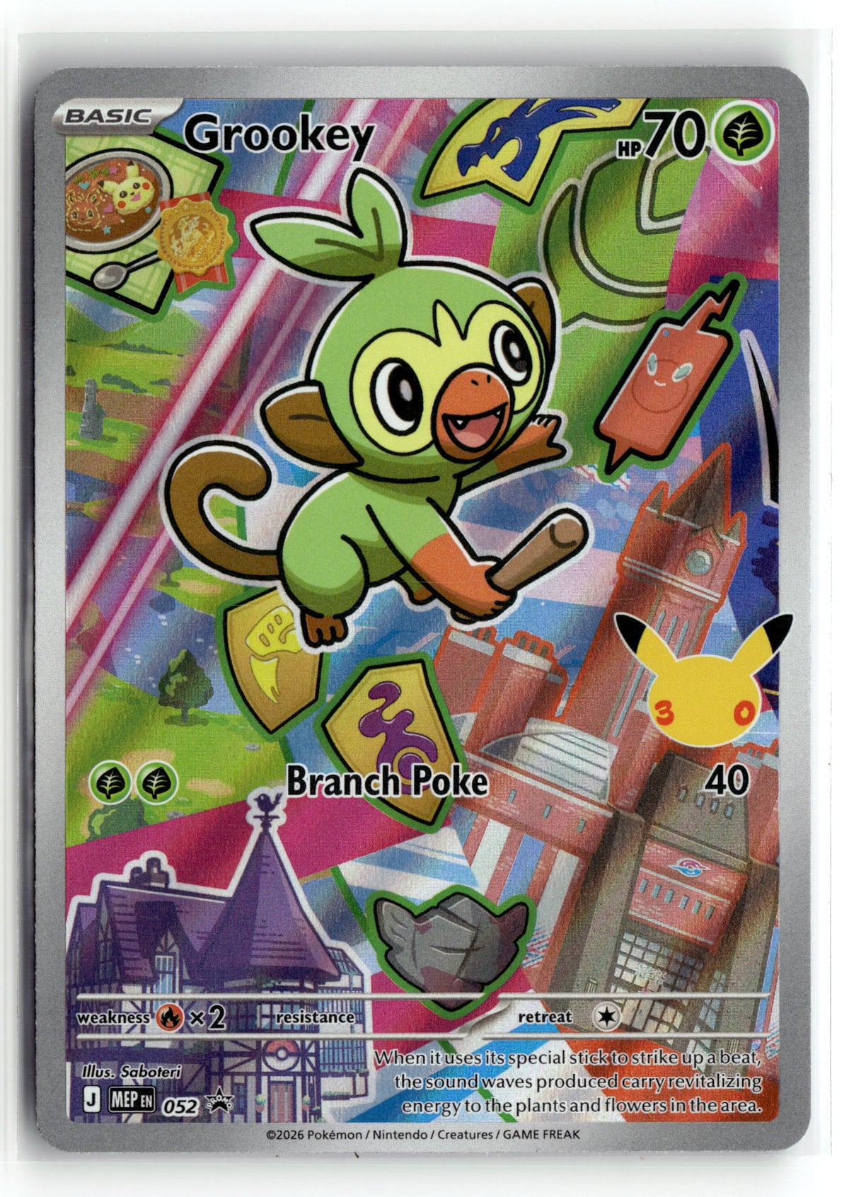 Pokemon tcg ME: Mega Evolution Promo #052 Grookey