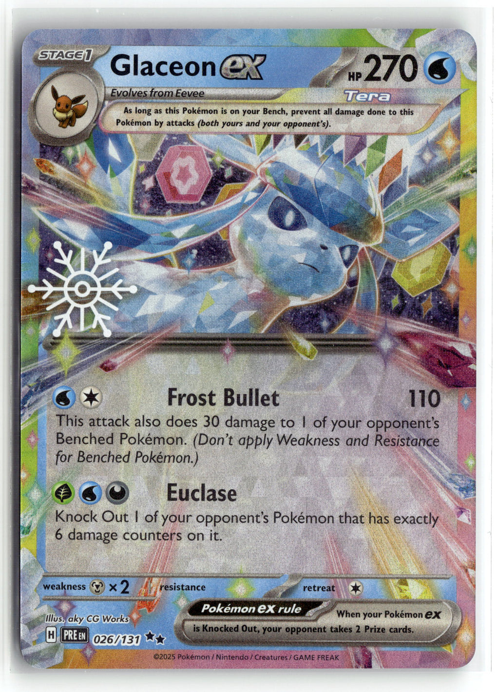 Pokemon tcg Miscellaneous Cards & Products #026/131 Glaceon ex