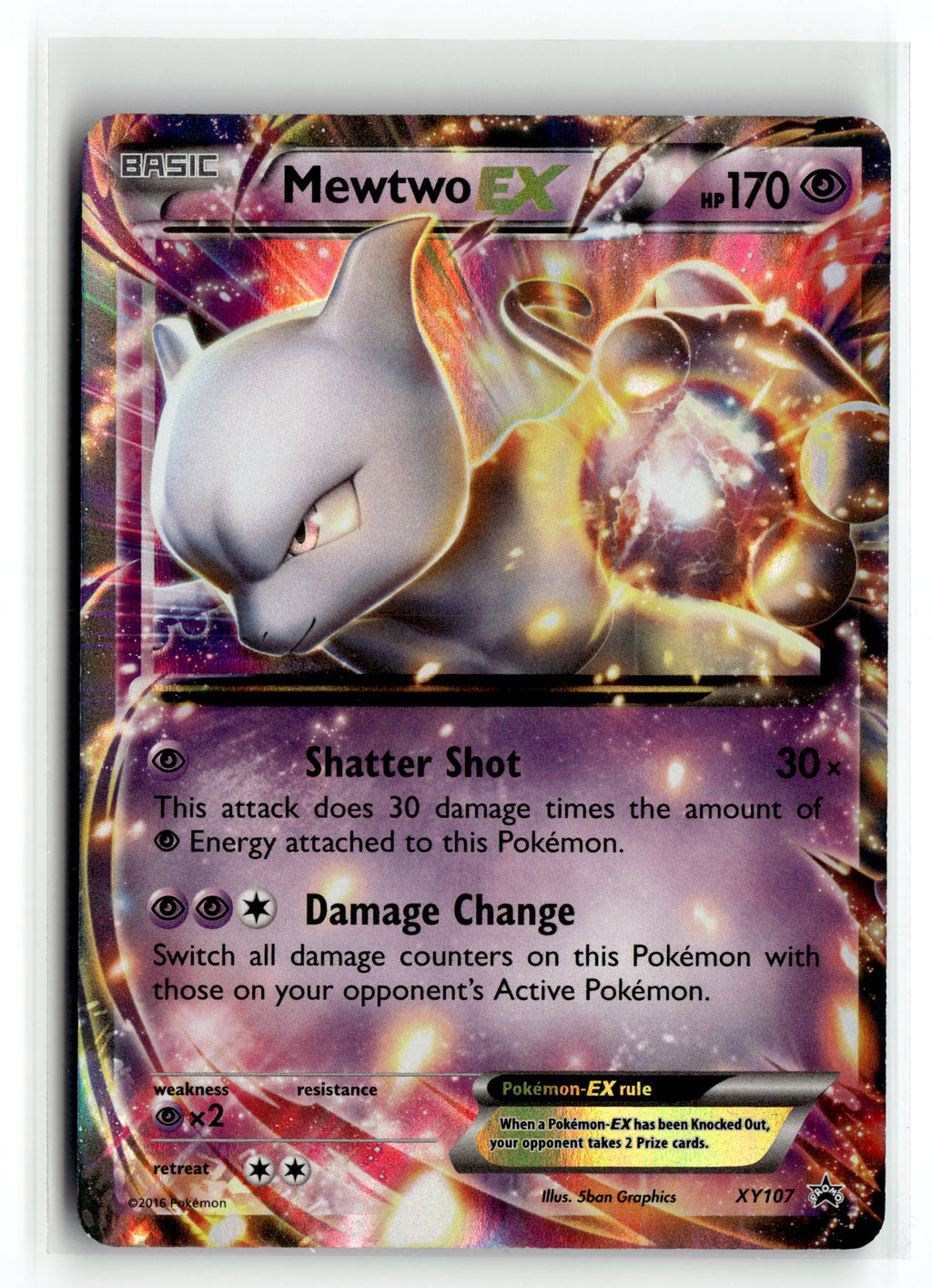 Pokemon tcg XY Promos #XY107 Mewtwo EX