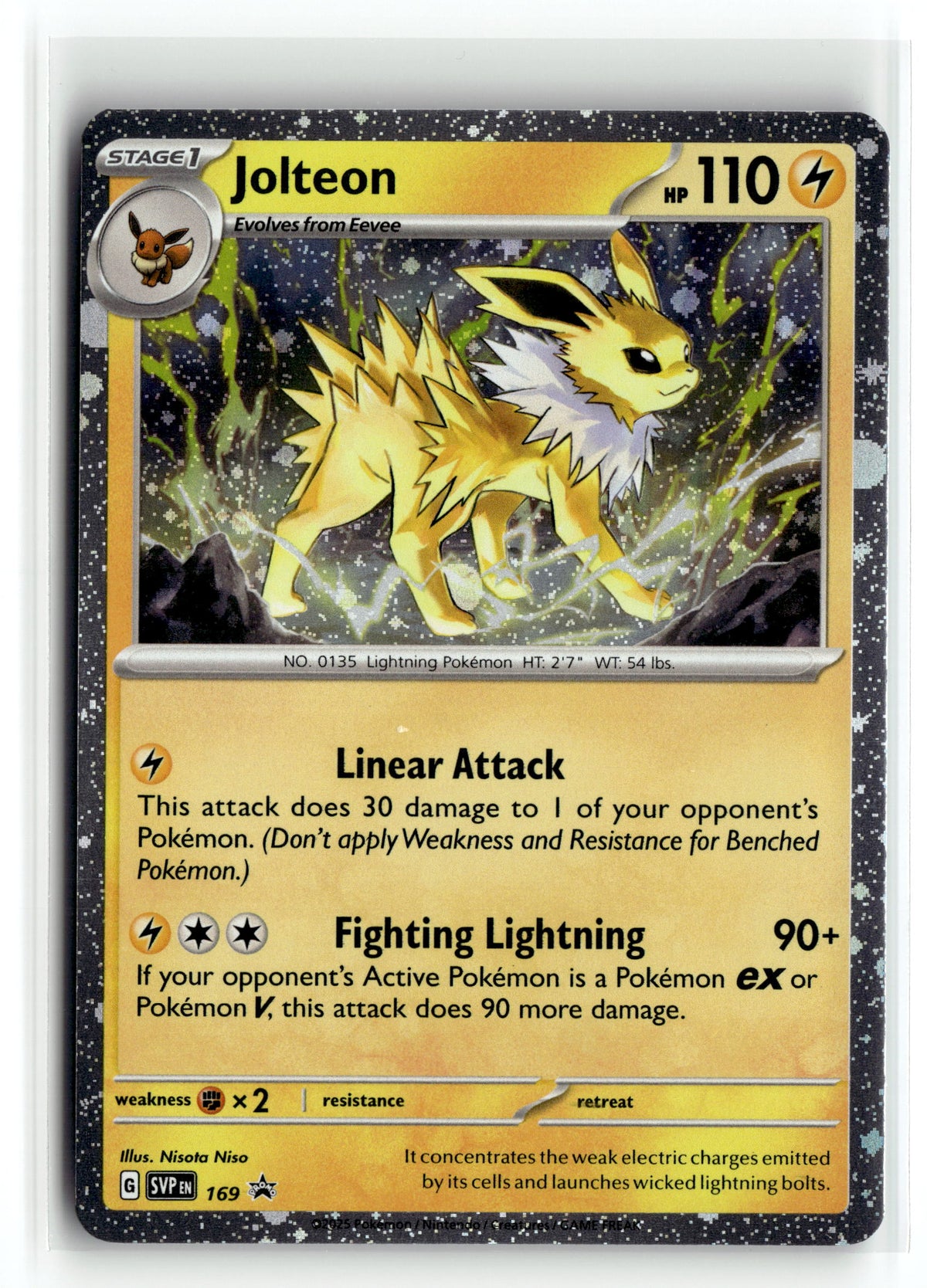 Pokemon tcg SV: Scarlet & Violet Promo Cards #169 Jolteon