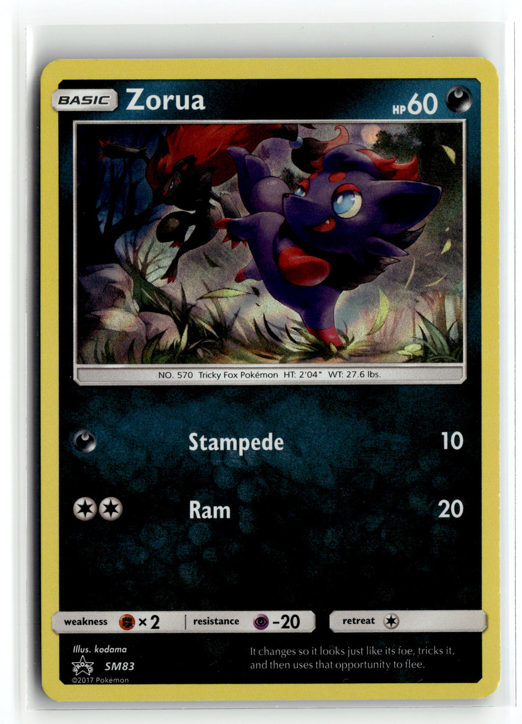 Pokemon tcg SM Promos #SM83 Zorua