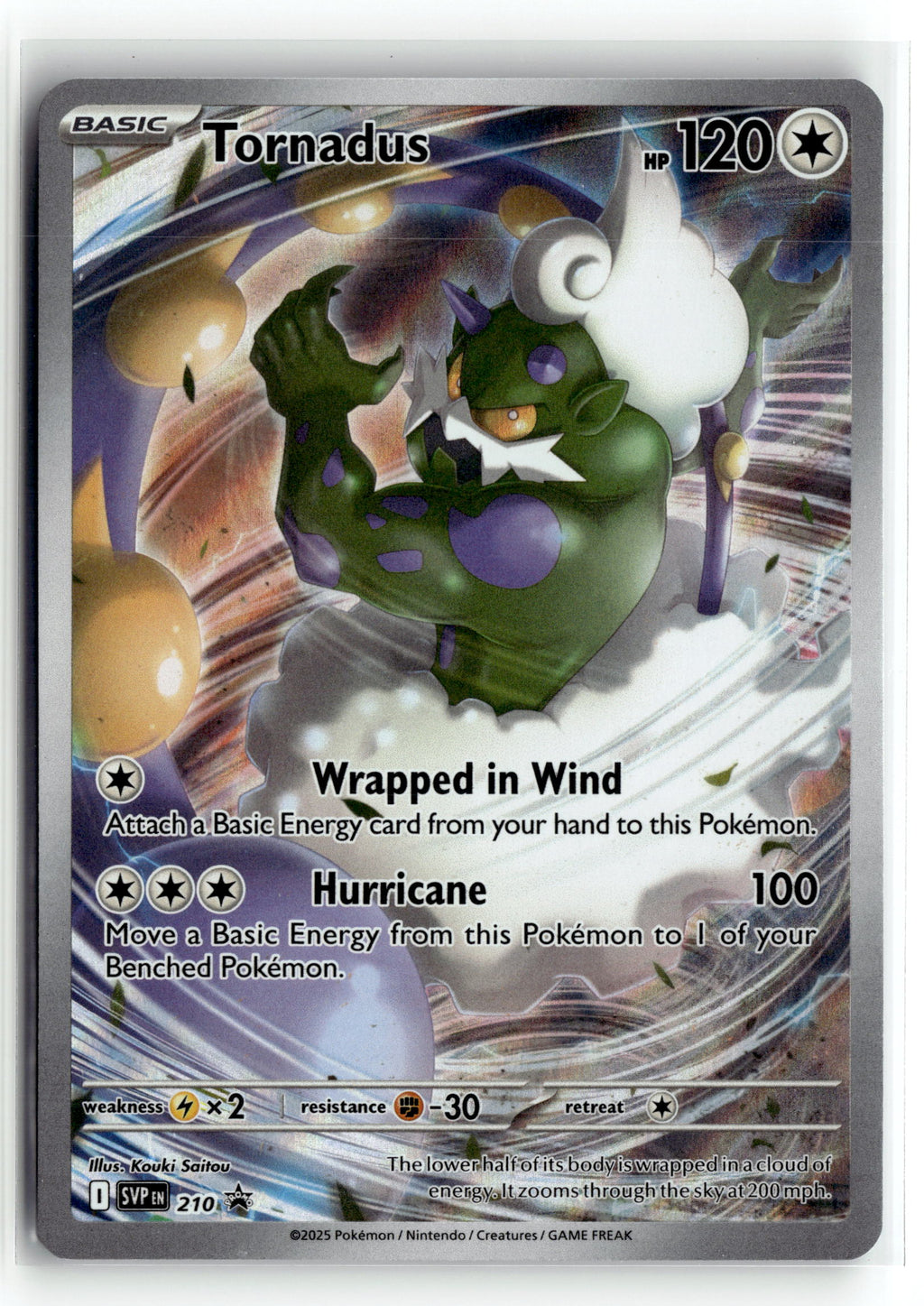 Pokemon tcg SV: Scarlet & Violet Promo Cards #210 Tornadus