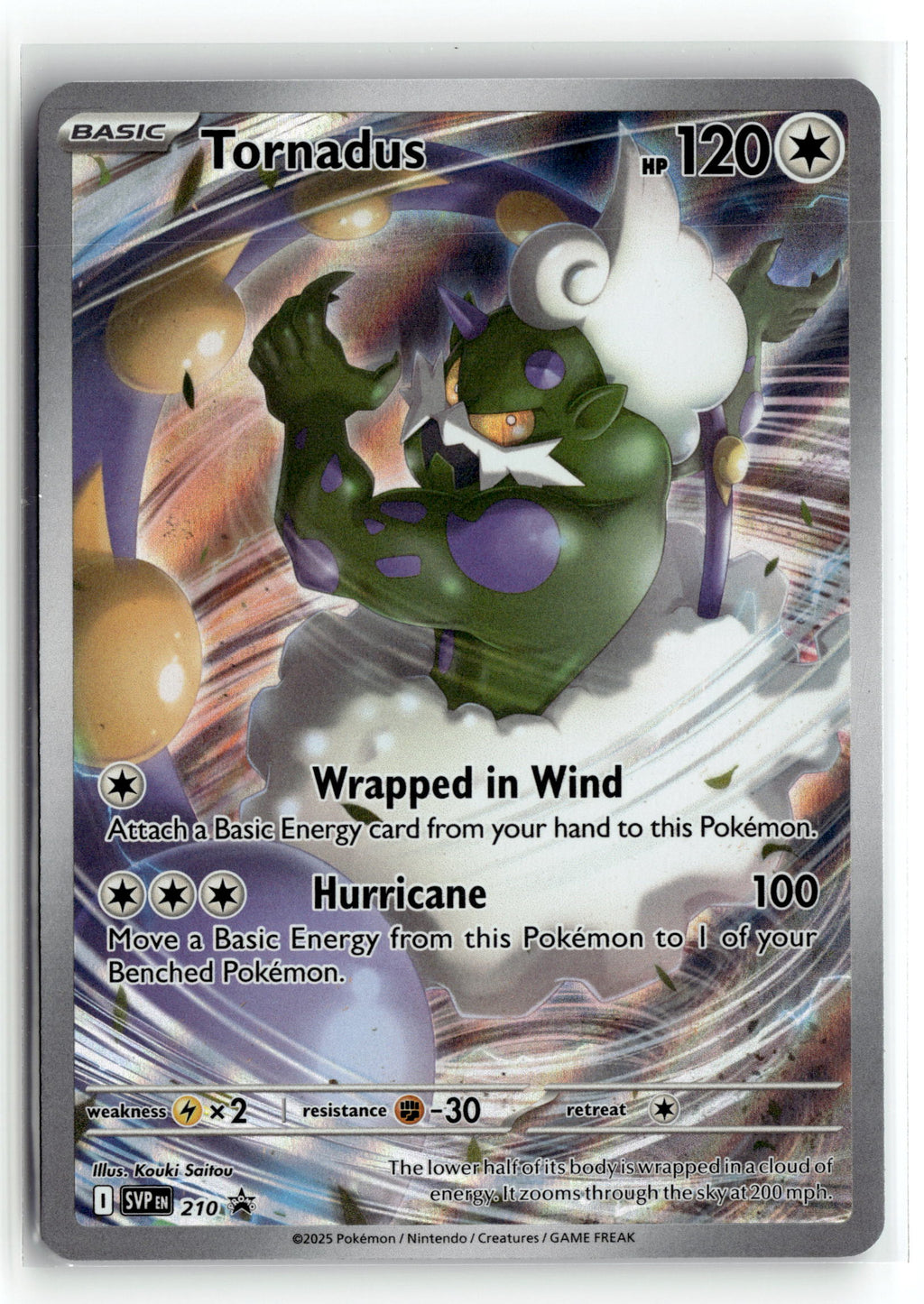 Pokemon tcg SV: Scarlet & Violet Promo Cards #210 Tornadus