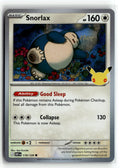 Pokemon tcg ME: 30th Celebration #119/128 Snorlax