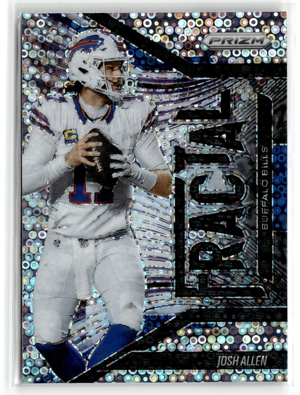 2025 Panini Prizm #14 Josh Allen Fractal Silver