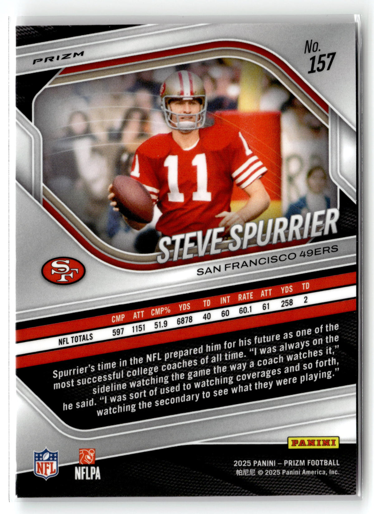2025 Panini Prizm #157 Steve Spurrier Pink