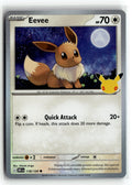 Pokemon tcg ME: 30th Celebration #118/128 Eevee