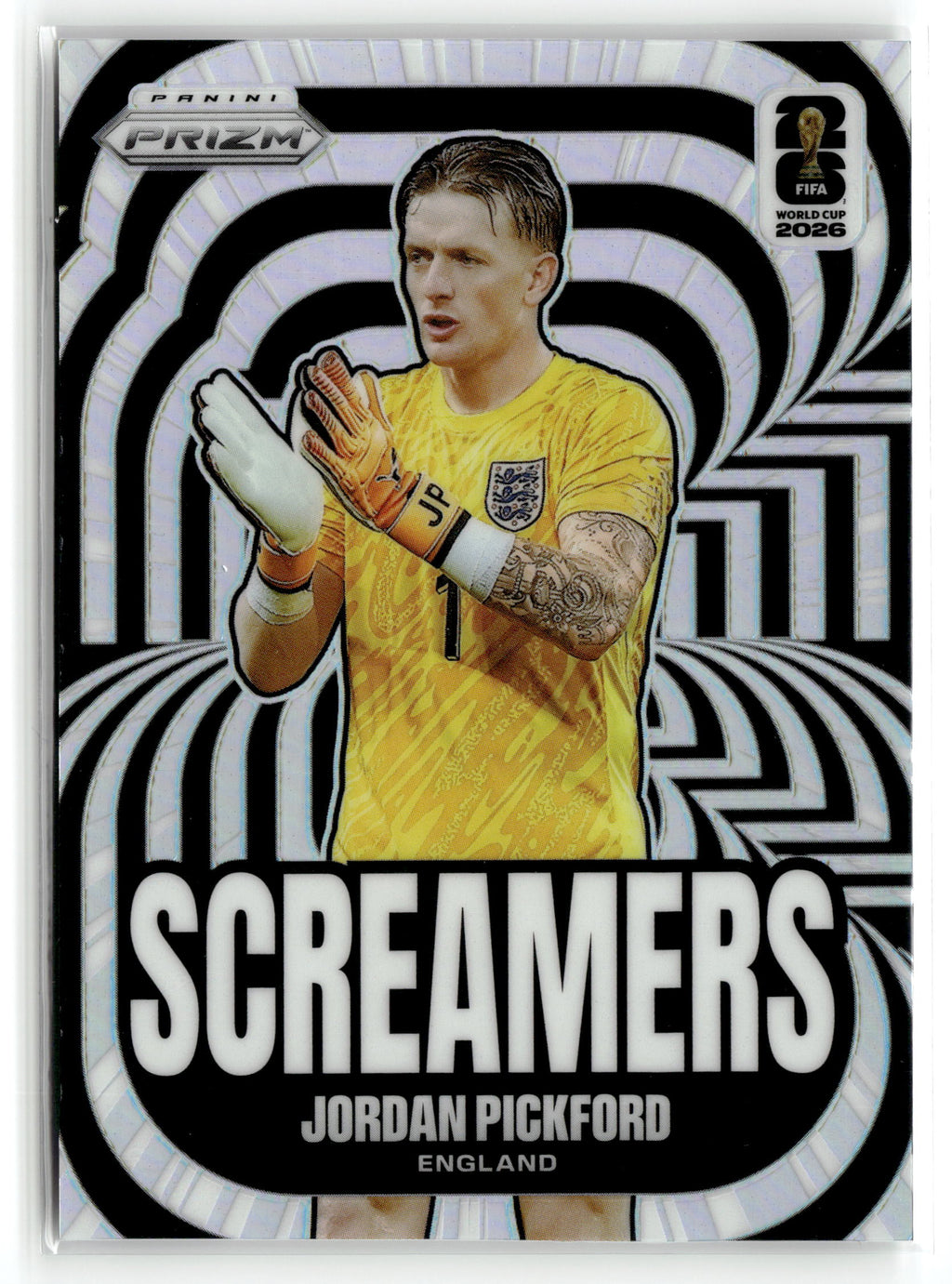 2026 Panini Prizm FIFA World Cup #2 Jordan Pickford Screamers Silver Prizm