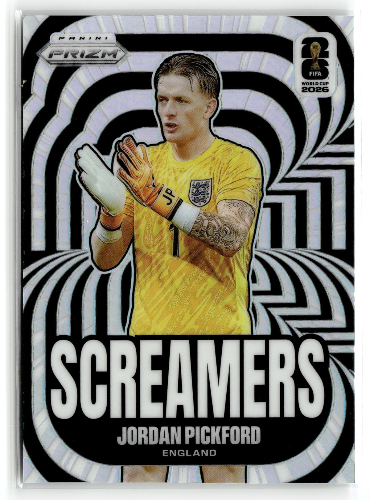2026 Panini Prizm FIFA World Cup #2 Jordan Pickford Screamers Silver Prizm