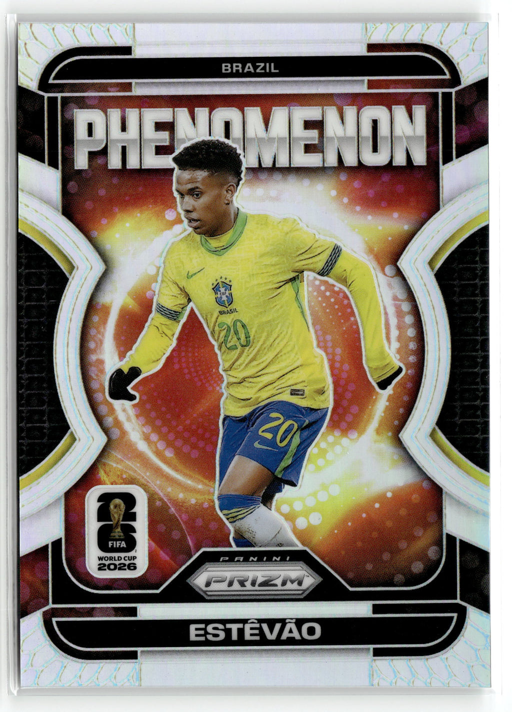 2026 Panini Prizm FIFA World Cup #5 Estevao Phenomenon Silver Prizm