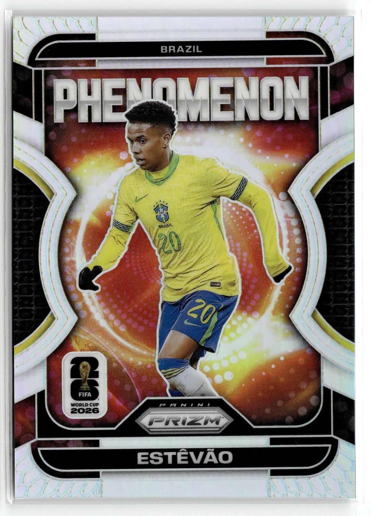 2026 Panini Prizm FIFA World Cup #5 Estevao Phenomenon Silver Prizm