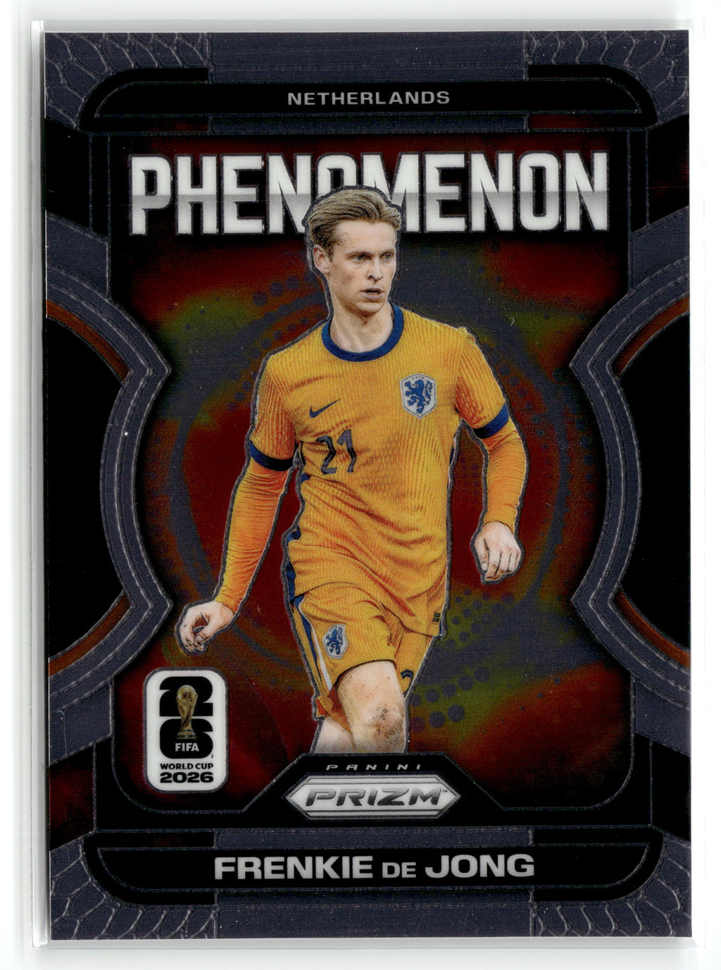 2026 Panini Prizm FIFA World Cup #3 Frenkie de Jong Phenomenon
