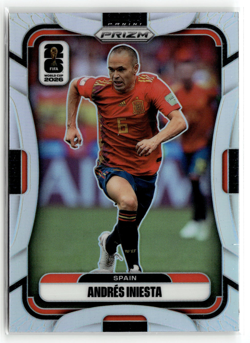 2026 Panini Prizm FIFA World Cup #84 Andres Iniesta Wave Prizm