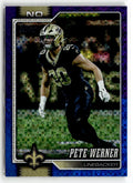 2026 Topps Flagship #44 Pete Werner Aqua Holo Foil