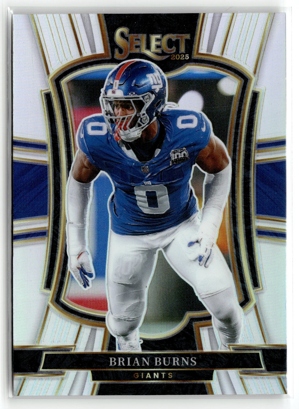 2025 Panini Select #194 Brian Burns Silver Prizm