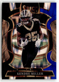 2025 Panini Select #40 Kendre Miller Black and Blue Prizm Shock