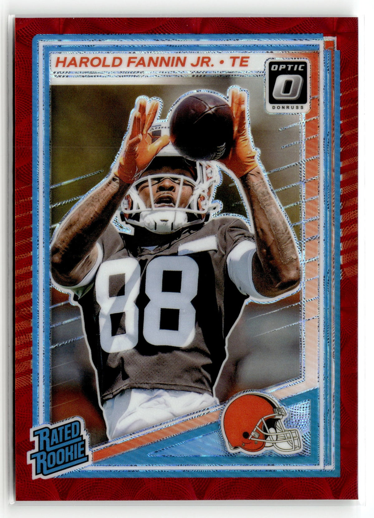 2025 Donruss Optic #284 Harold Fannin Jr. Red Scope
