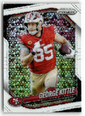 2025 Panini Prizm #94 George Kittle White Disco