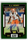 2023 Score #393 K.J. Henry Signatures Green