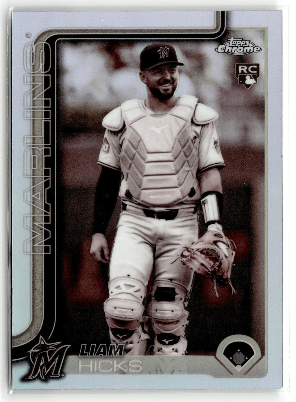 2025 Topps Chrome Update #USC86 Liam Hicks Negative Refractor