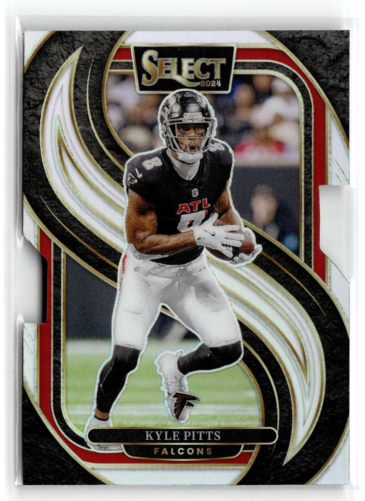 2024 Panini Select #178 Kyle Pitts Silver Prizm Die Cut