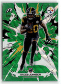 2025 Topps Resurgence #179 Kaleb Johnson Green Surge Refractor #/175