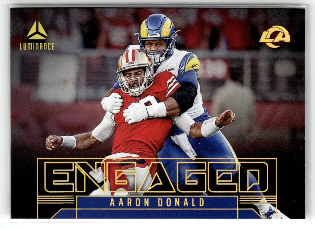 2023 Panini Luminance #EN-8 Aaron Donald Engaged