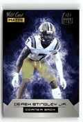 2022 Wild Card Matte #RH-8 Derek Stingley Jr. Rookie Heat Black/Blue