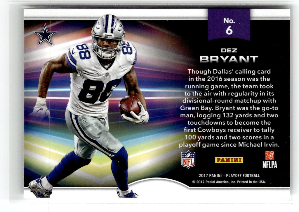 2017 Panini Playoff #6 Dez Bryant Playoff Momentum