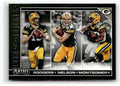 2017 Panini Playoff #4 Ty Montgomery / Aaron Rodgers / Jordy Nelson Flea Flicker