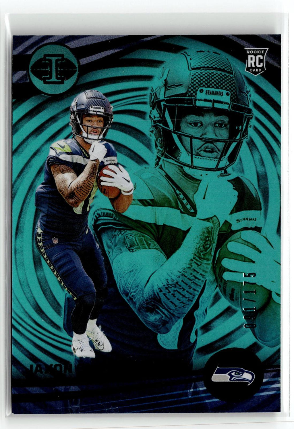2023 Panini Illusions #91 Jaxon Smith-Njigba Dots Trophy Collection