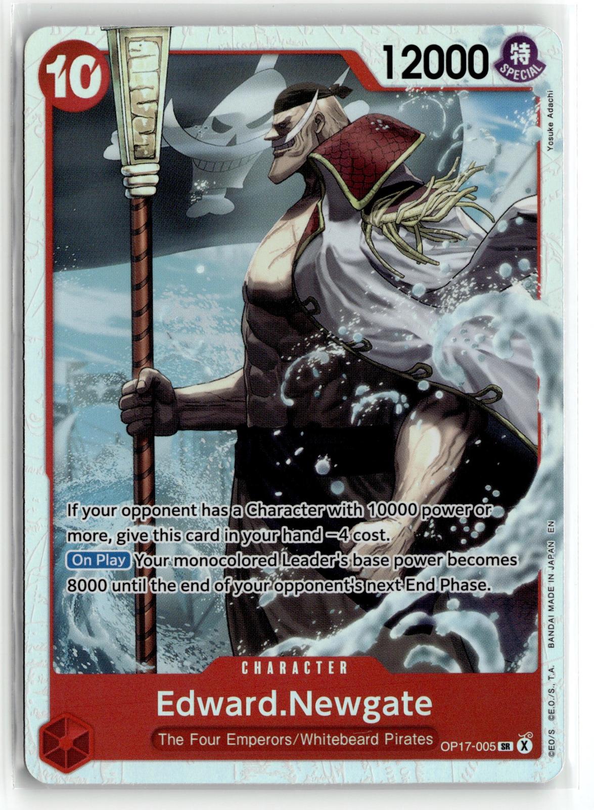 One_piece tcg The World's Strongest Warriors #OP17-005 Edward.Newgate (005)